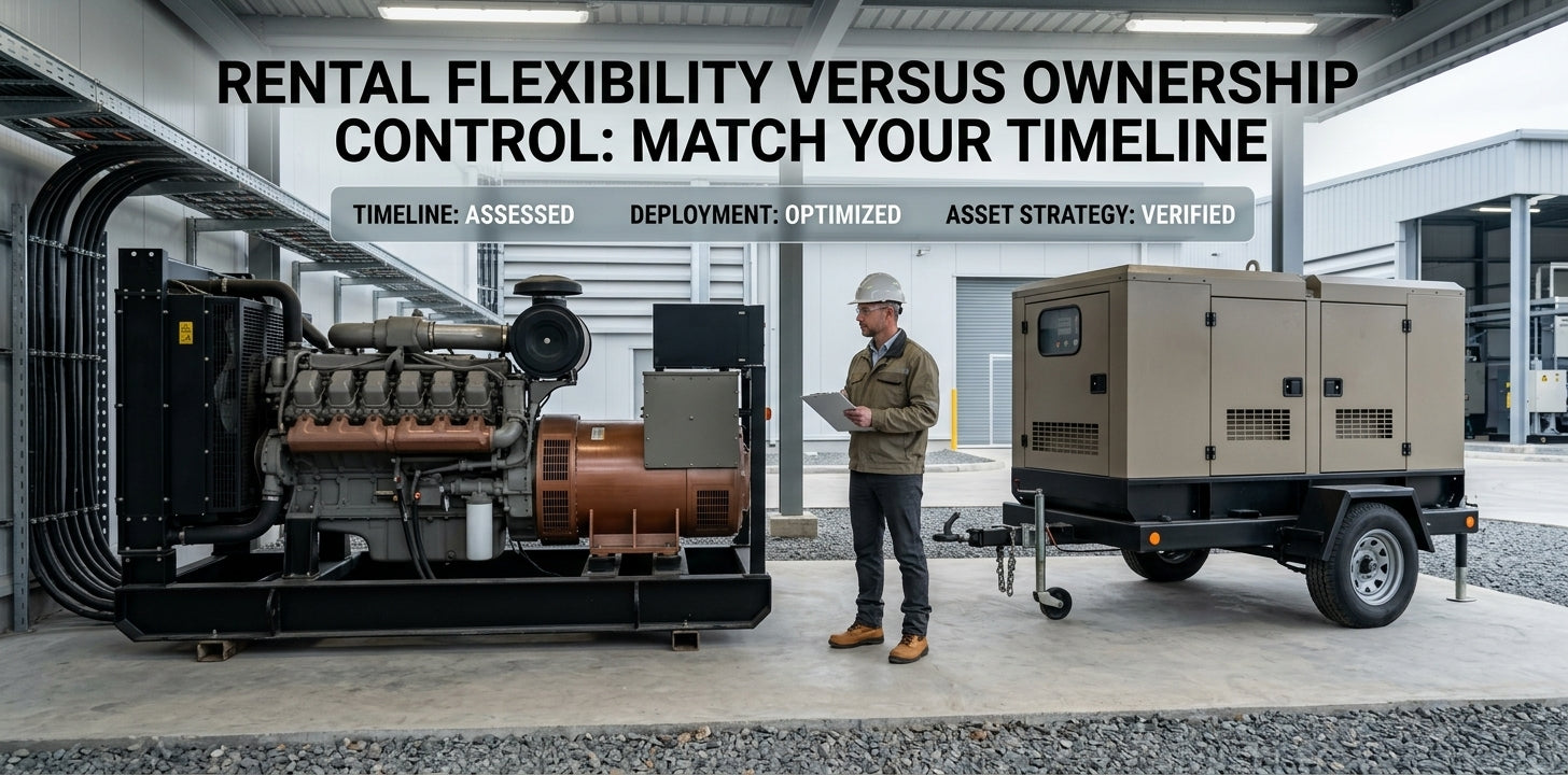 Generator Rental vs Purchase: Which Option Is Right for Your Business?